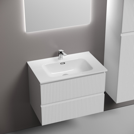 Тумба под раковину Sancos SNOB T SNT70W 70х40 подвесная цвет белый